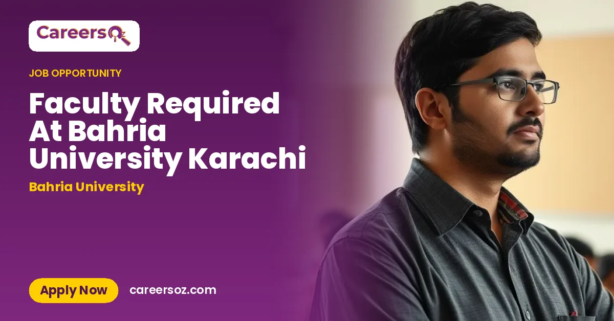 Faculty Required At Bahria University Karachi – Bahria University