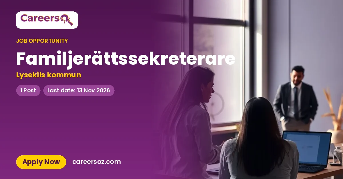 Familjerättssekreterare – Lysekils kommun