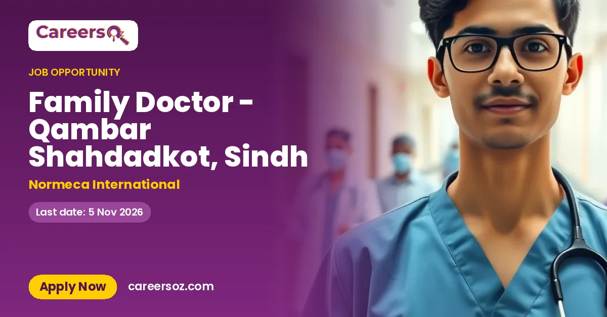 Family Doctor - Qambar Shahdadkot, Sindh – Normeca International