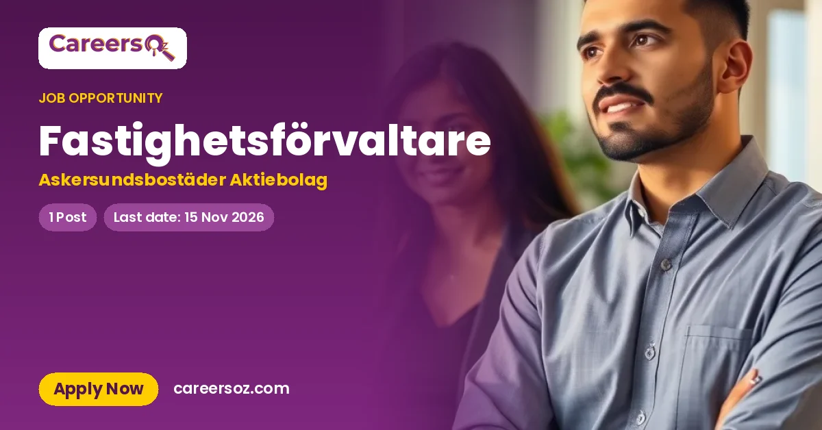 Fastighetsförvaltare – Askersundsbostäder Aktiebolag