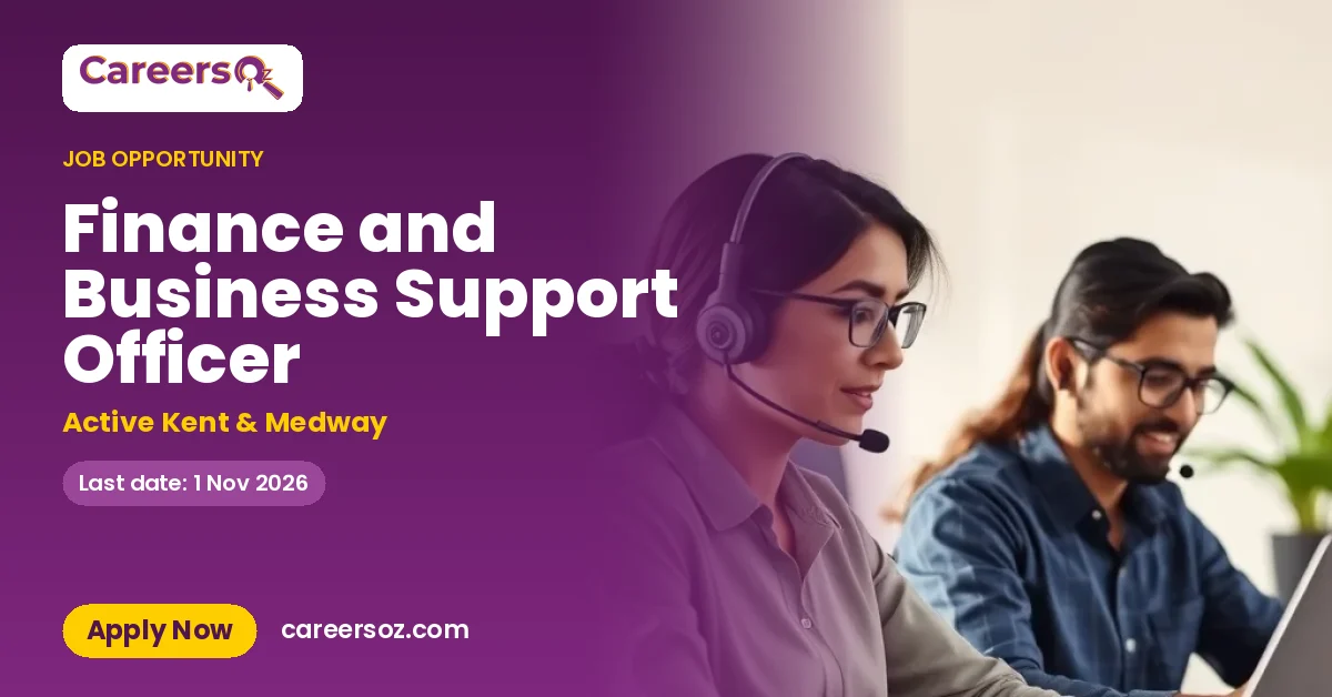 Finance and Business Support Officer – Active Kent & Medway