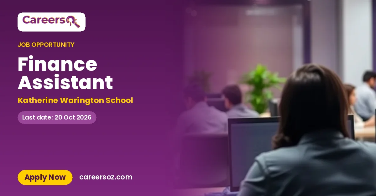 Finance Assistant – Katherine Warington School