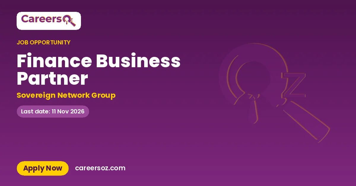 Finance Business Partner – Sovereign Network Group