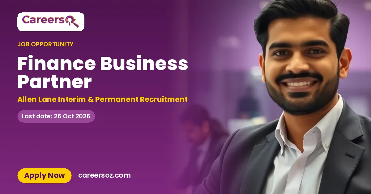 Finance Business Partner – Allen Lane Interim & Permanent Recruitment