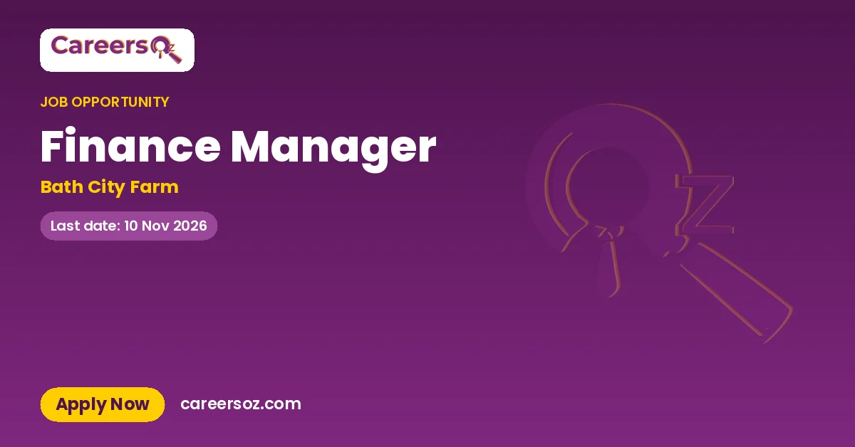 Finance Manager – Bath City Farm