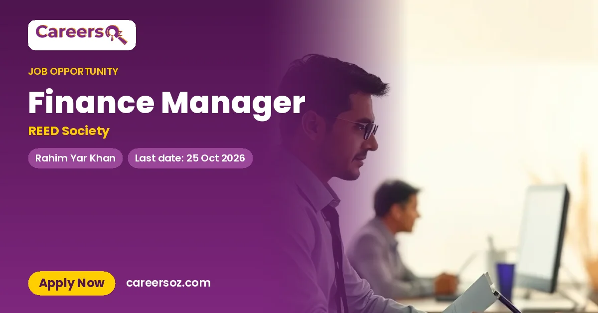 Finance Manager – REED Society
