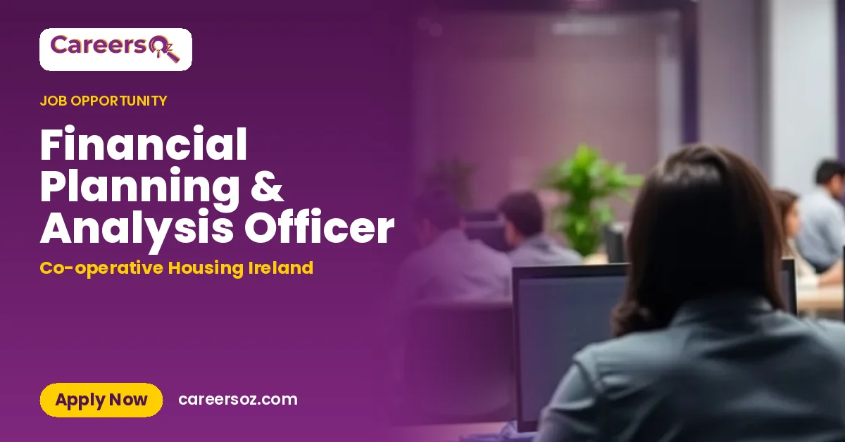 Financial Planning & Analysis Officer – Co-operative Housing Ireland