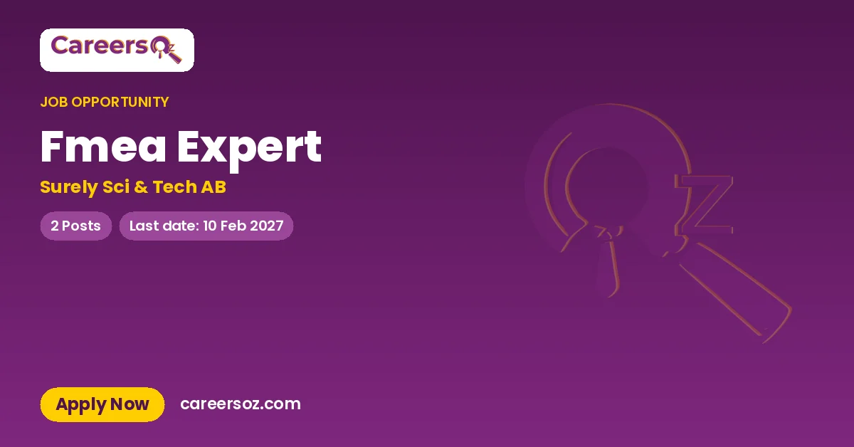 Fmea Expert – Surely Sci & Tech AB