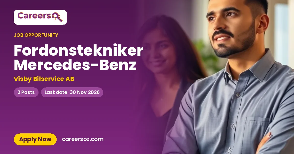 Fordonstekniker Mercedes-Benz – Visby Bilservice AB