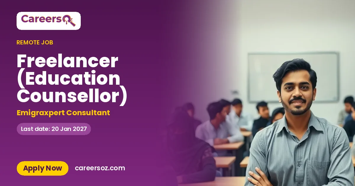 Freelancer (Education Counsellor) – Emigraxpert Consultant