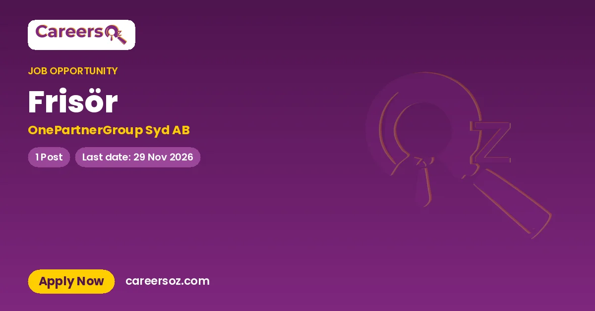 Frisör – OnePartnerGroup Syd AB