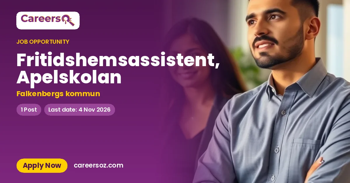Fritidshemsassistent, Apelskolan – Falkenbergs kommun