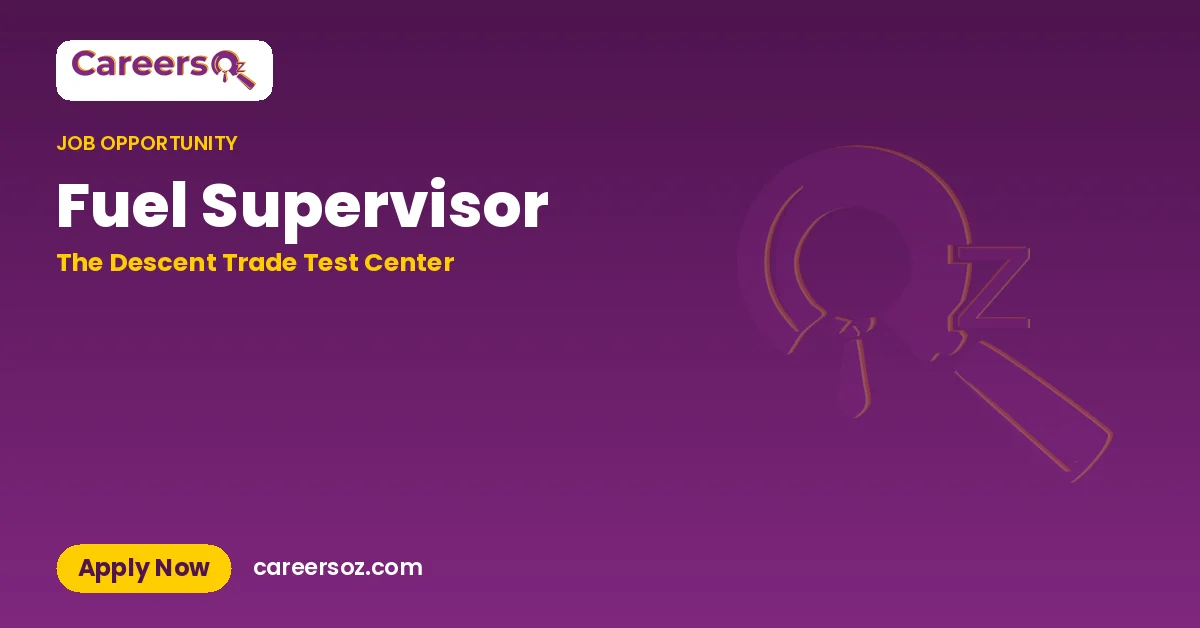 Fuel Supervisor – The Descent Trade Test Center