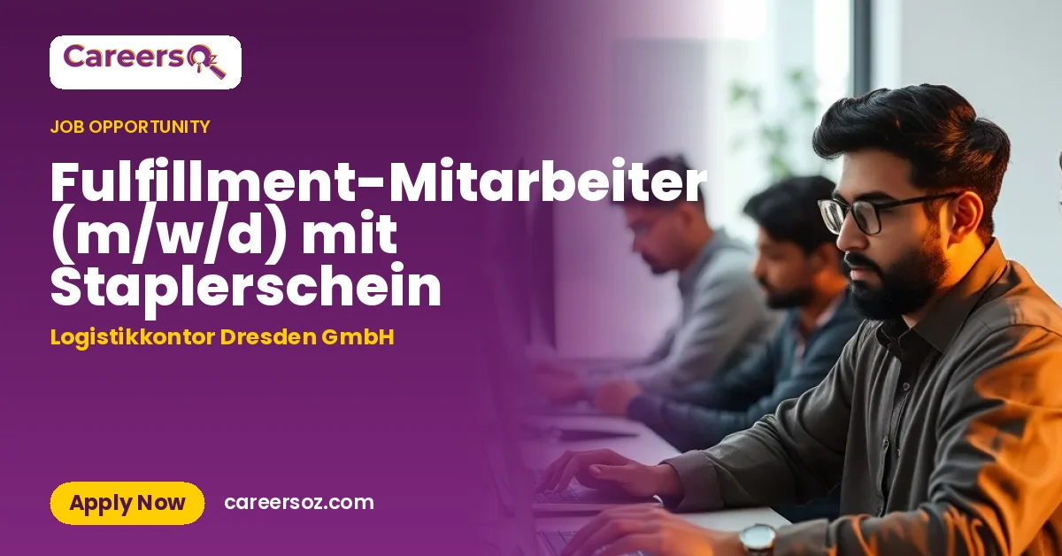 Fulfillment-Mitarbeiter (m/w/d) mit Staplerschein – Logistikkontor Dresden GmbH