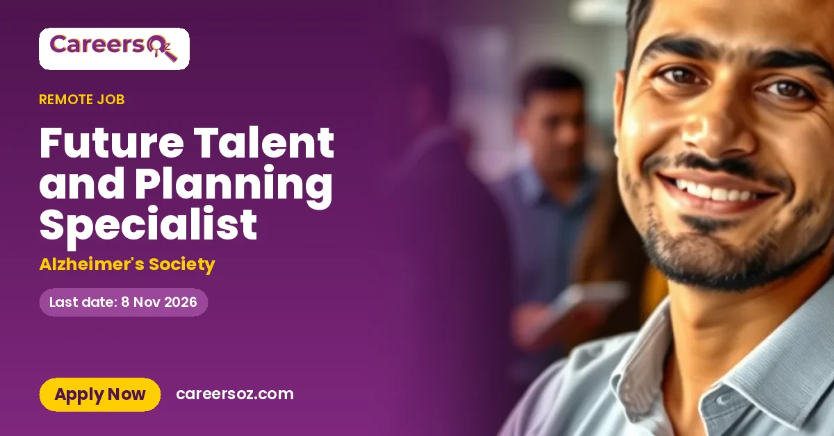 Future Talent and Planning Specialist – Alzheimer's Society