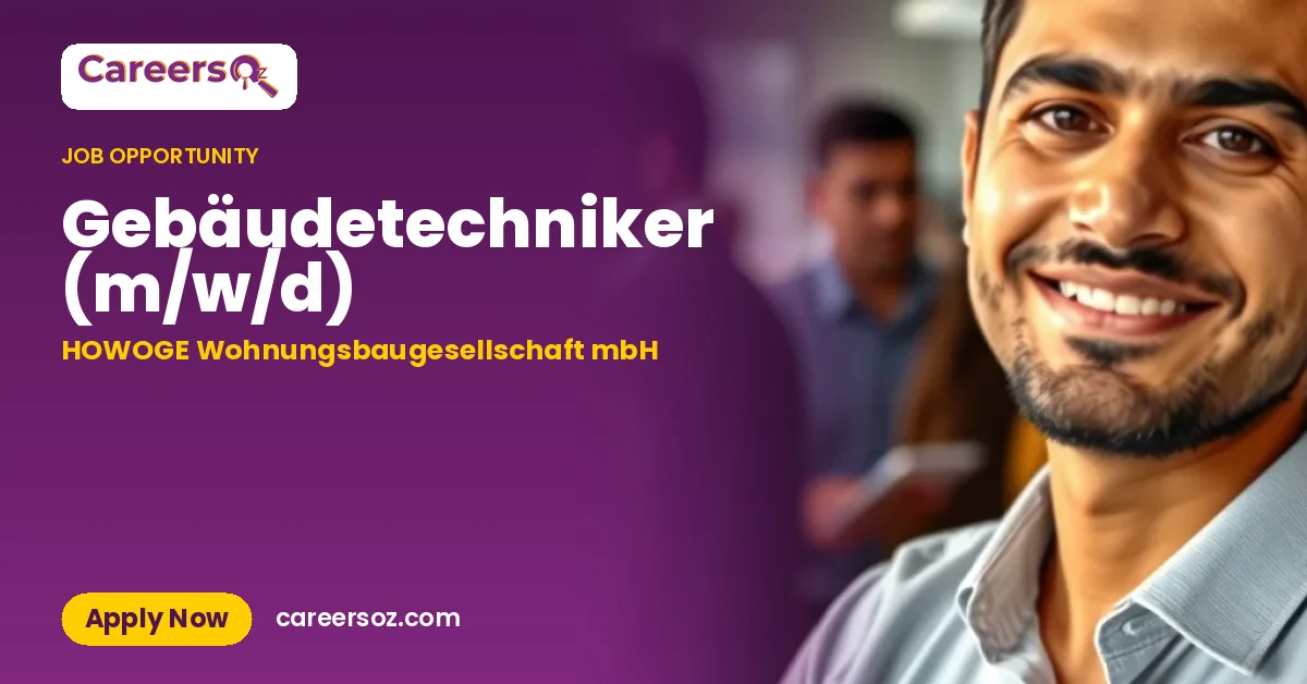 Gebäudetechniker (m/w/d) – HOWOGE Wohnungsbaugesellschaft mbH