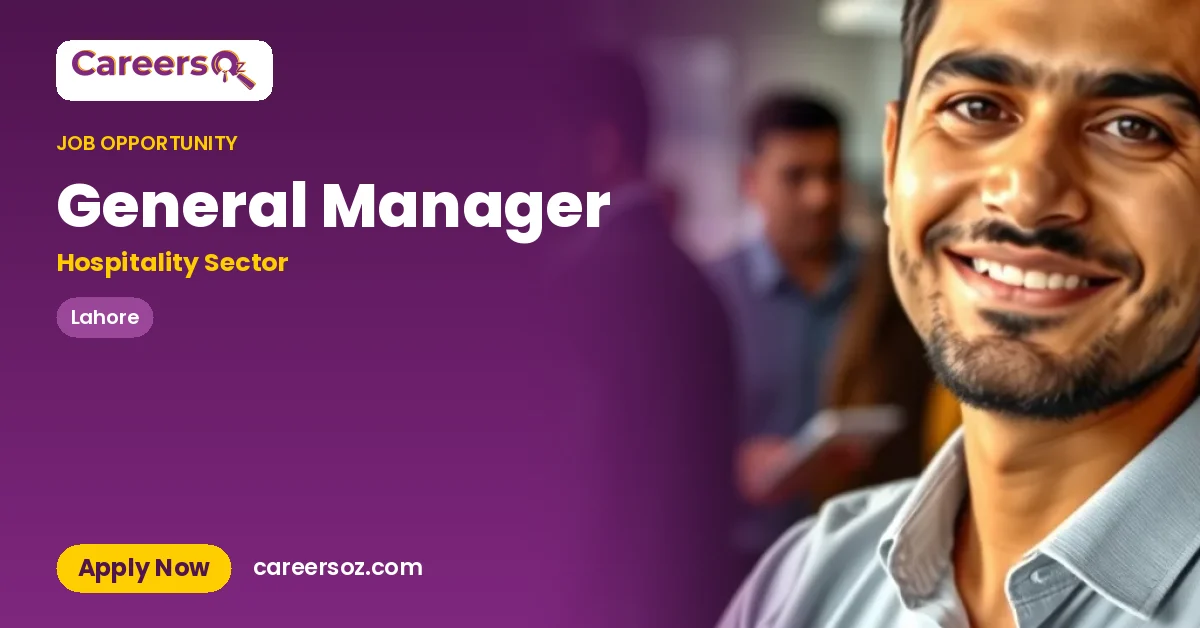 General Manager – Hospitality Sector