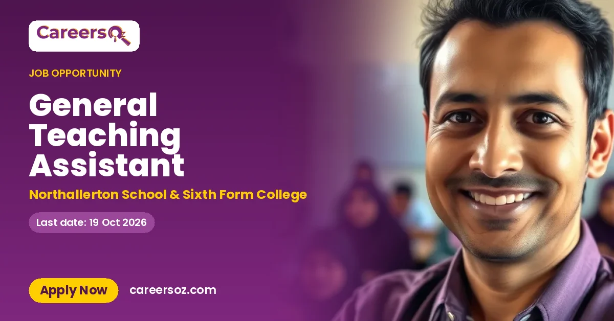 General Teaching Assistant – Northallerton School & Sixth Form College