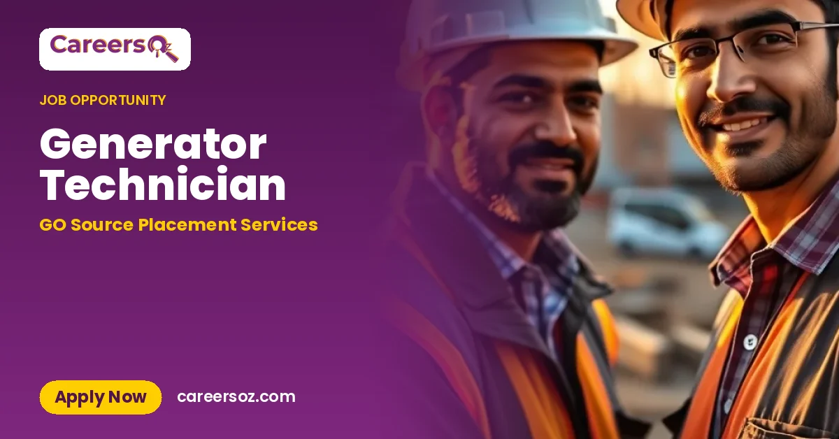 Generator Technician – GO Source Placement Services