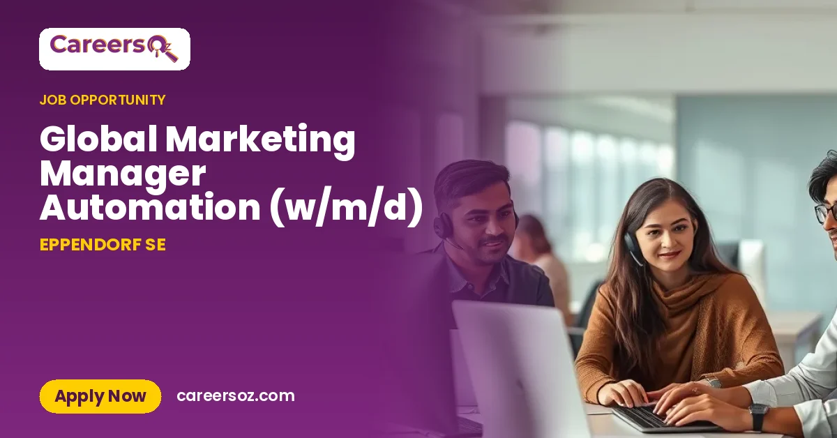Global Marketing Manager Automation (w/m/d) – EPPENDORF SE