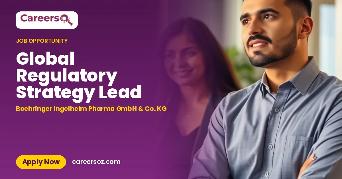 Global Regulatory Strategy Lead – Boehringer Ingelheim Pharma GmbH & Co. KG