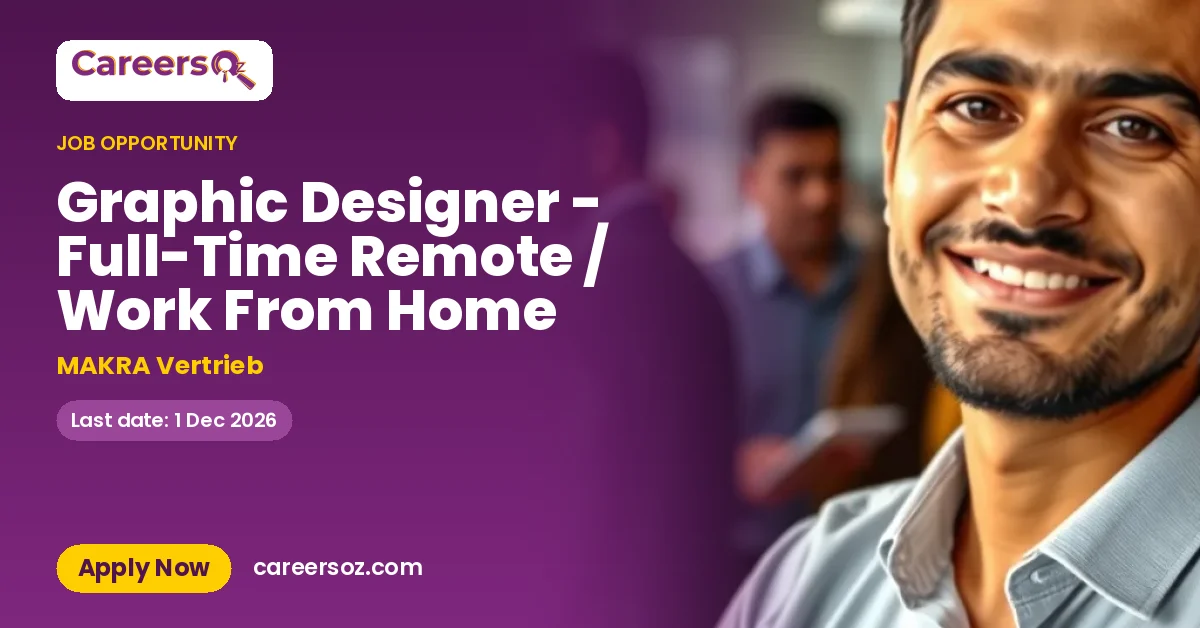 Graphic Designer - Full-Time Remote / Work From Home – MAKRA Vertrieb