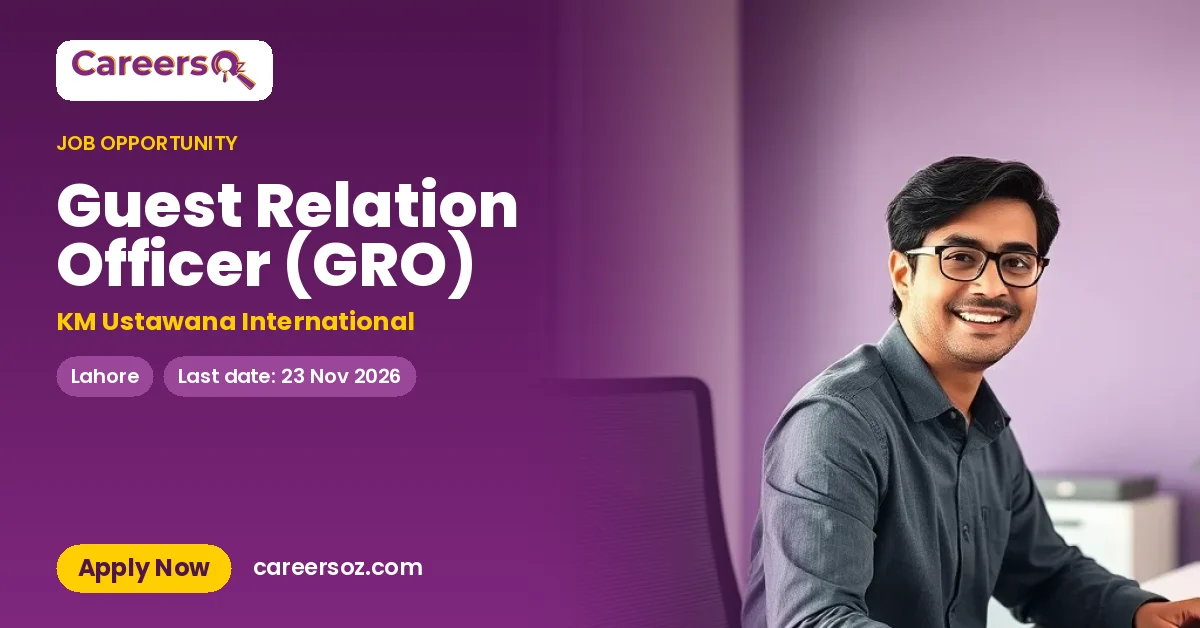 Guest Relation Officer (GRO) – KM Ustawana International