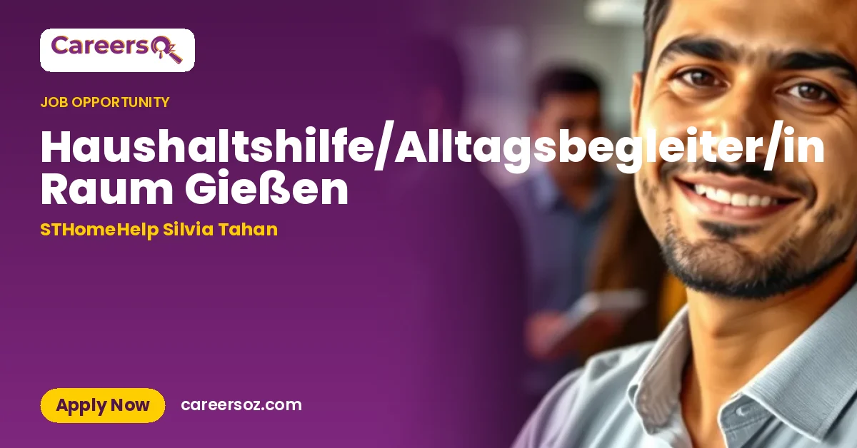 Haushaltshilfe/Alltagsbegleiter/in Raum Gießen – STHomeHelp Silvia Tahan