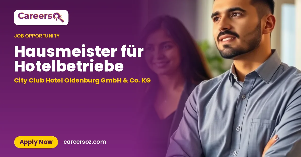 Hausmeister für Hotelbetriebe – City Club Hotel Oldenburg GmbH & Co. KG