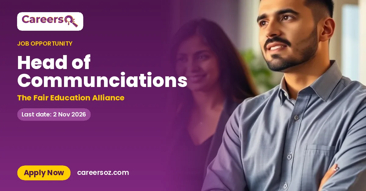 Head of Communciations – The Fair Education Alliance