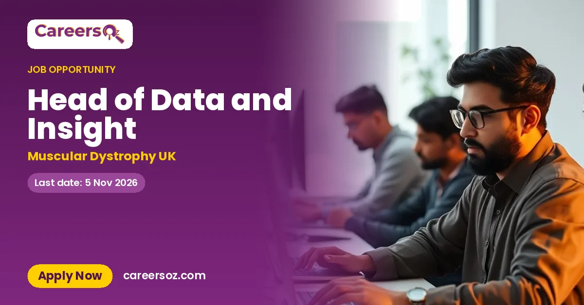Head of Data and Insight – Muscular Dystrophy UK