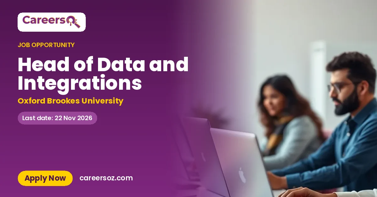 Head of Data and Integrations – Oxford Brookes University