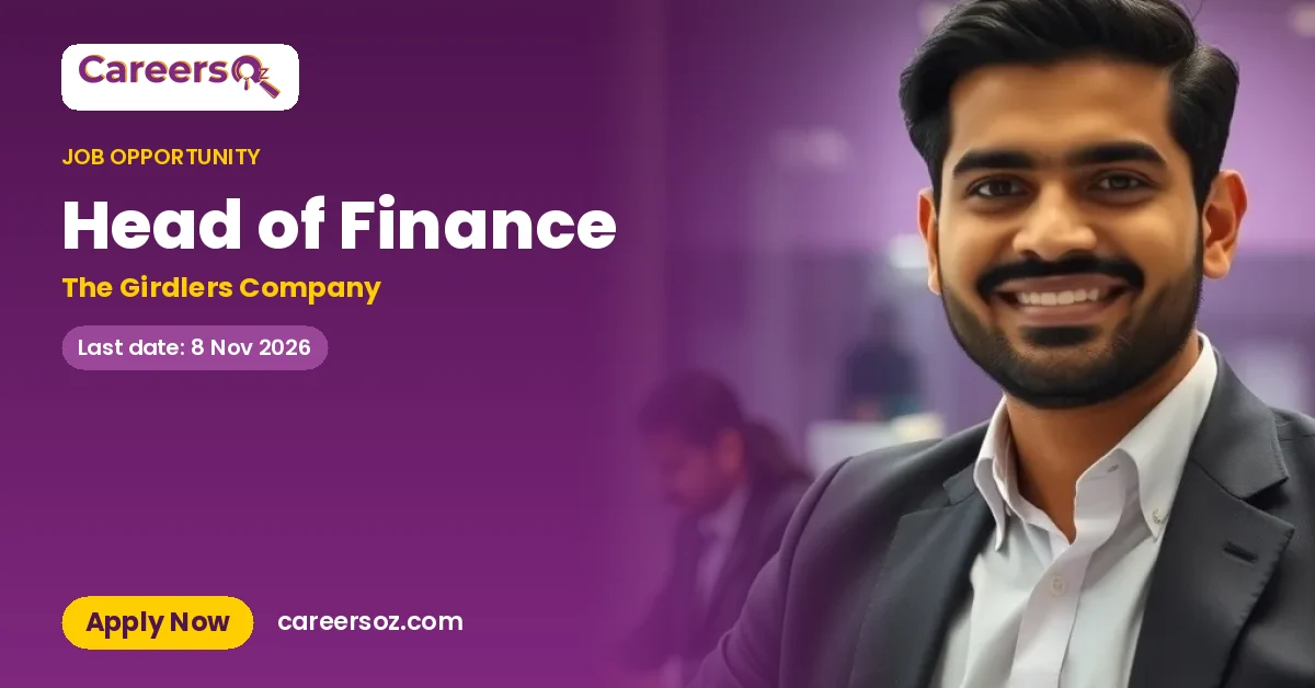 Head of Finance – The Girdlers Company