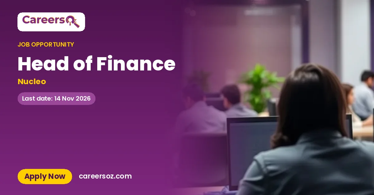 Head of Finance – Nucleo