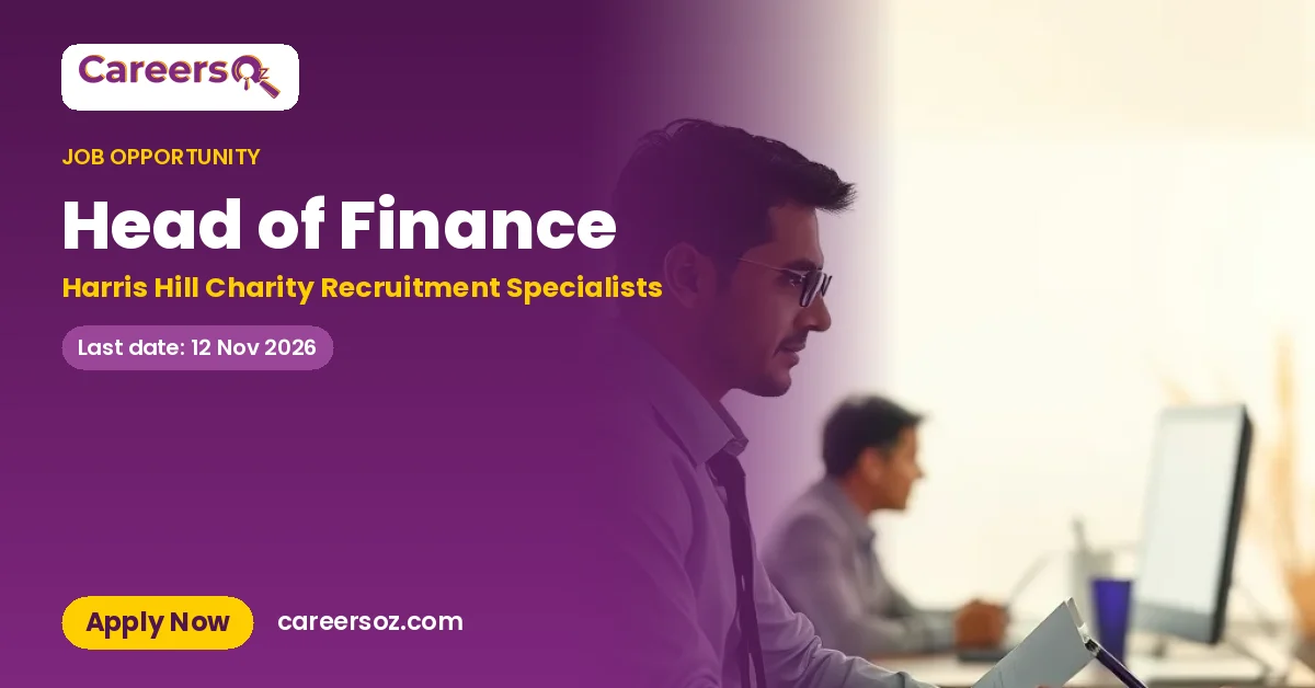 Head of Finance – Harris Hill Charity Recruitment Specialists