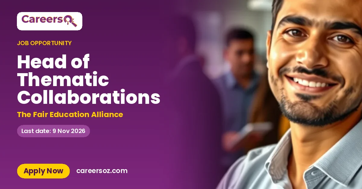 Head of Thematic Collaborations – The Fair Education Alliance