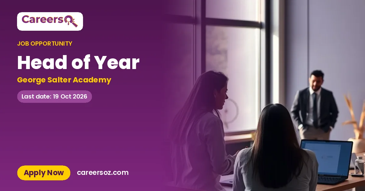 Head of Year – George Salter Academy