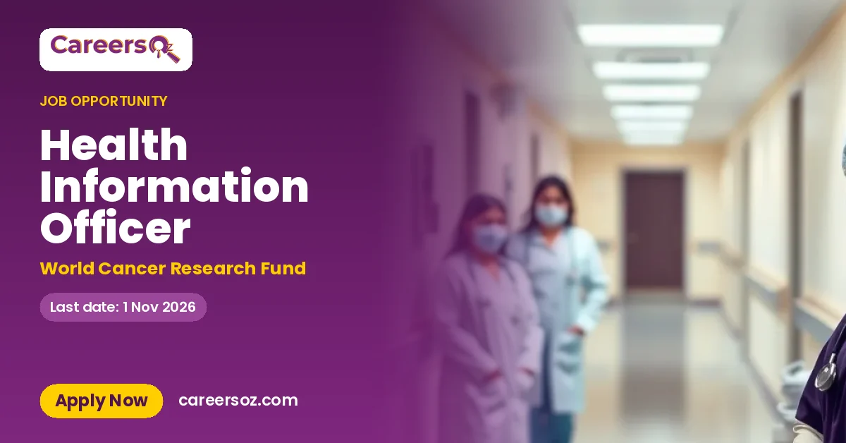 Health Information Officer – World Cancer Research Fund