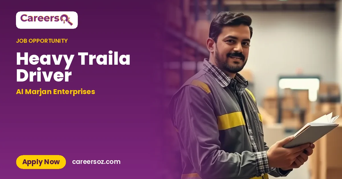 Heavy Traila Driver – Al Marjan Enterprises