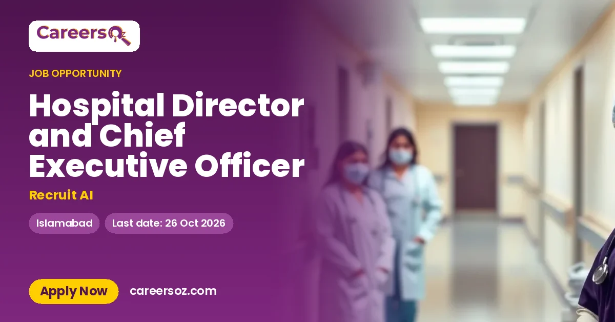 Hospital Director and Chief Executive Officer – Recruit AI
