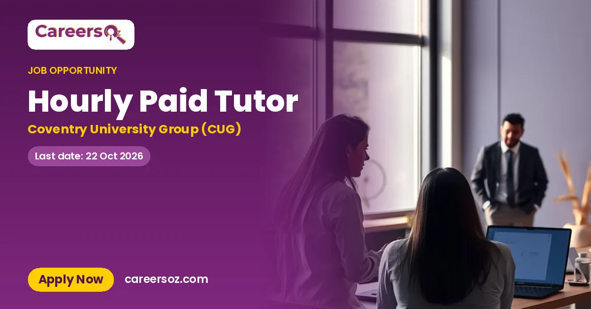 Hourly Paid Tutor – Coventry University Group (CUG)