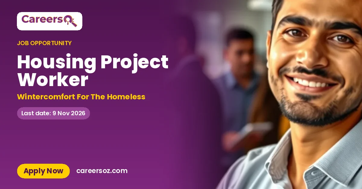 Housing Project Worker – Wintercomfort For The Homeless