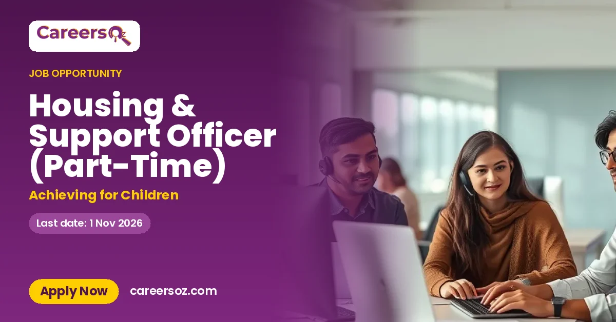 Housing & Support Officer (Part-Time) – Achieving for Children