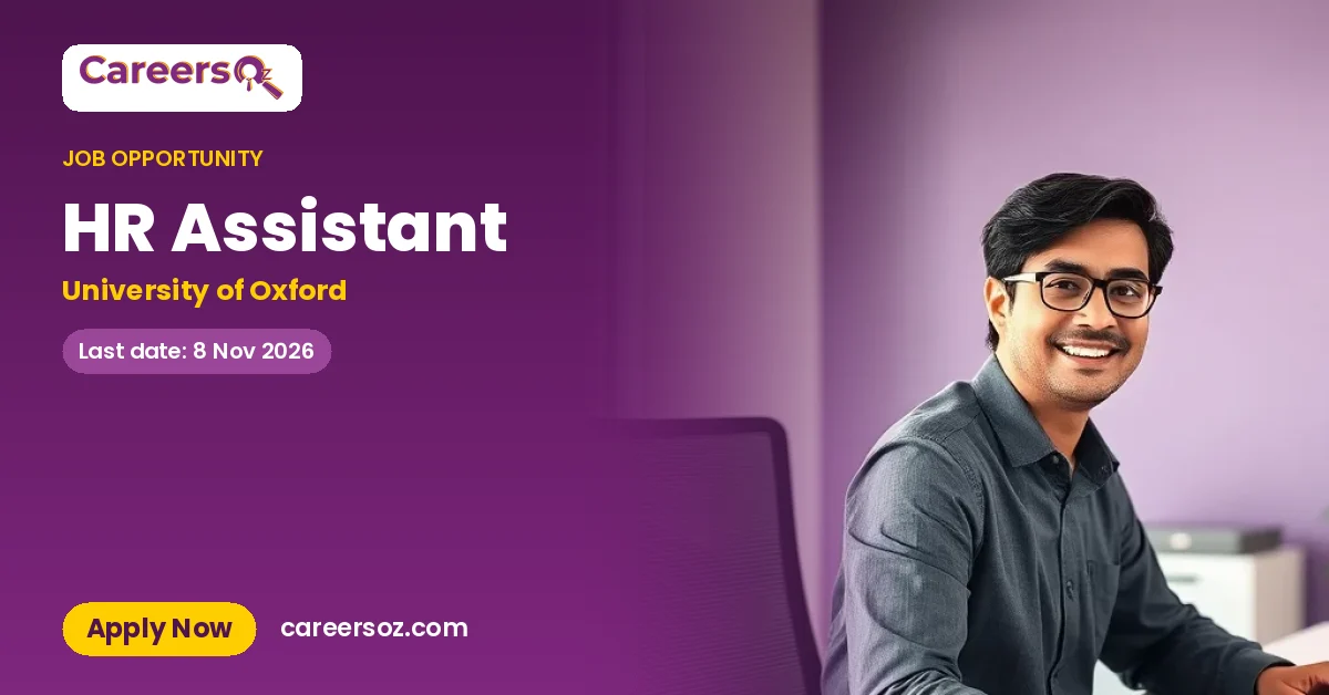HR Assistant – University of Oxford