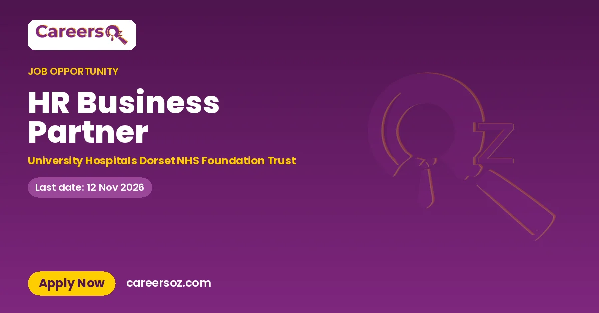 HR Business Partner – University Hospitals Dorset NHS Foundation Trust