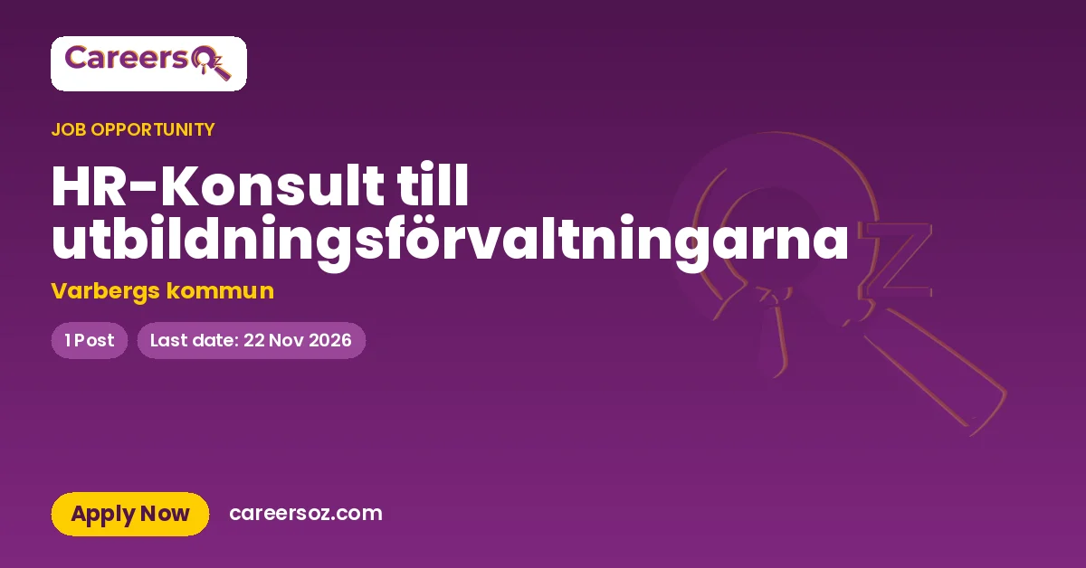 HR-Konsult till utbildningsförvaltningarna – Varbergs kommun