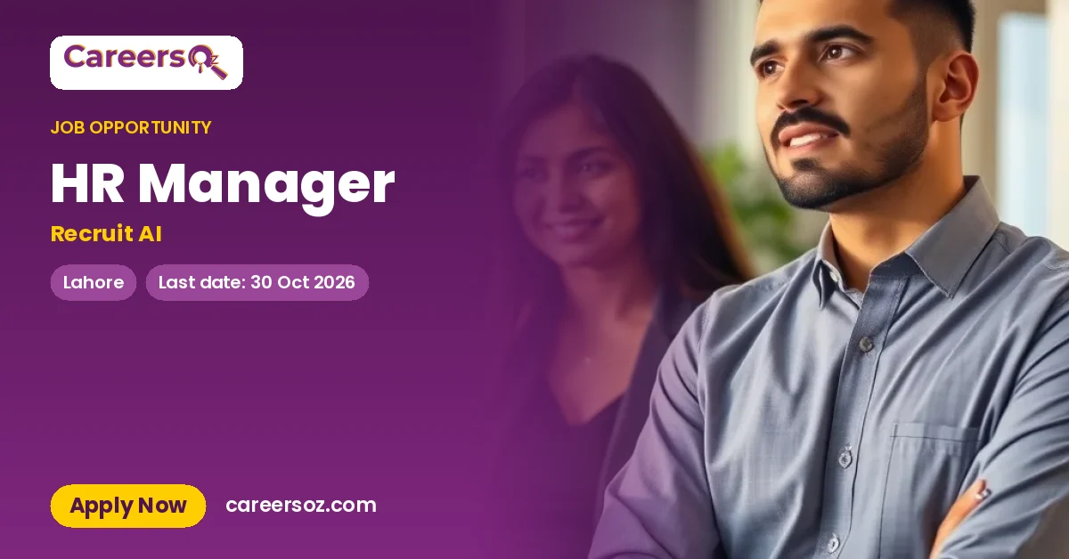 HR Manager – Recruit AI