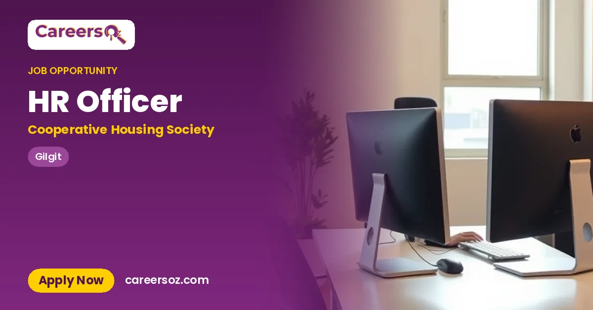HR Officer – Cooperative Housing Society