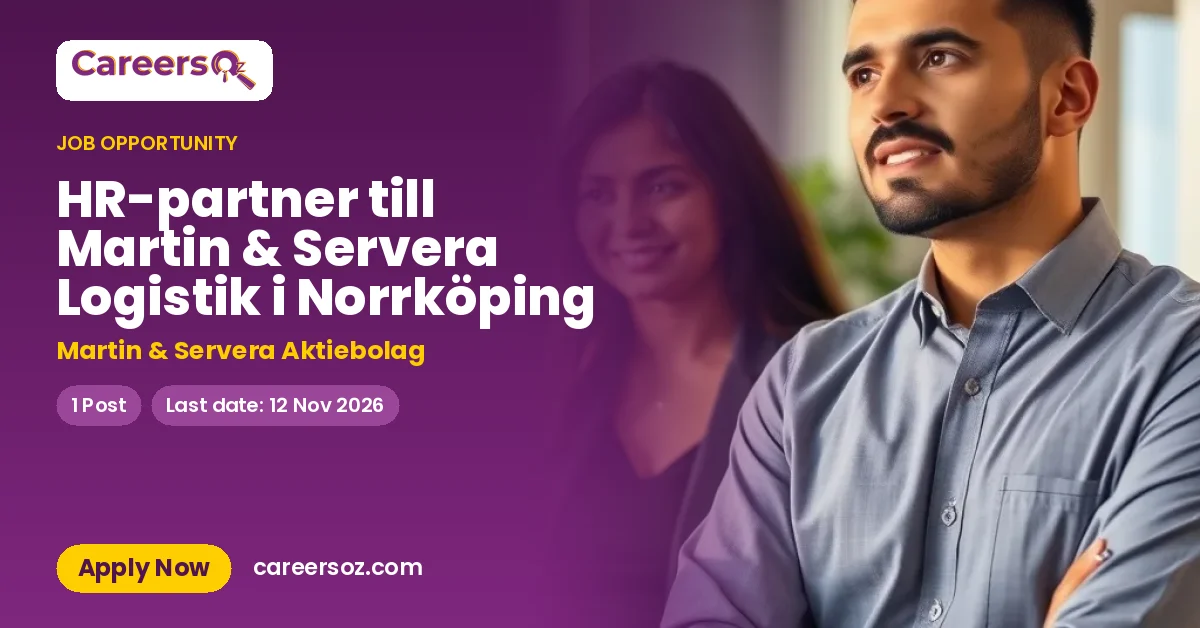 HR-partner till Martin & Servera Logistik i Norrköping – Martin & Servera Aktiebolag