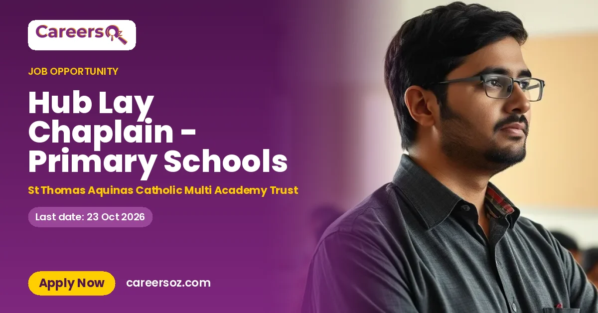 Hub Lay Chaplain - Primary Schools – St Thomas Aquinas Catholic Multi Academy Trust